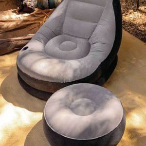 Fauteuil Gonflable Intex avec Pouf