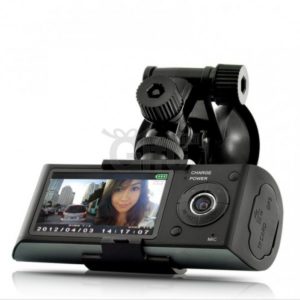 Dashcam - Camera double objectif GPS Grand Angle - R300