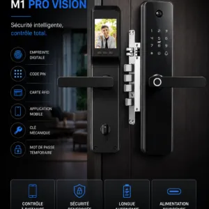 Serrure Intelligente M1 Pro Vision WiFi