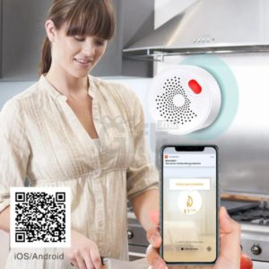 Détecteur de Fuite de Gaz WiFi Tuya – Alarme Intelligente