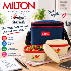 Lunch Box Isotherme Milton Pandiani – Set 2 Pièces avec Sac