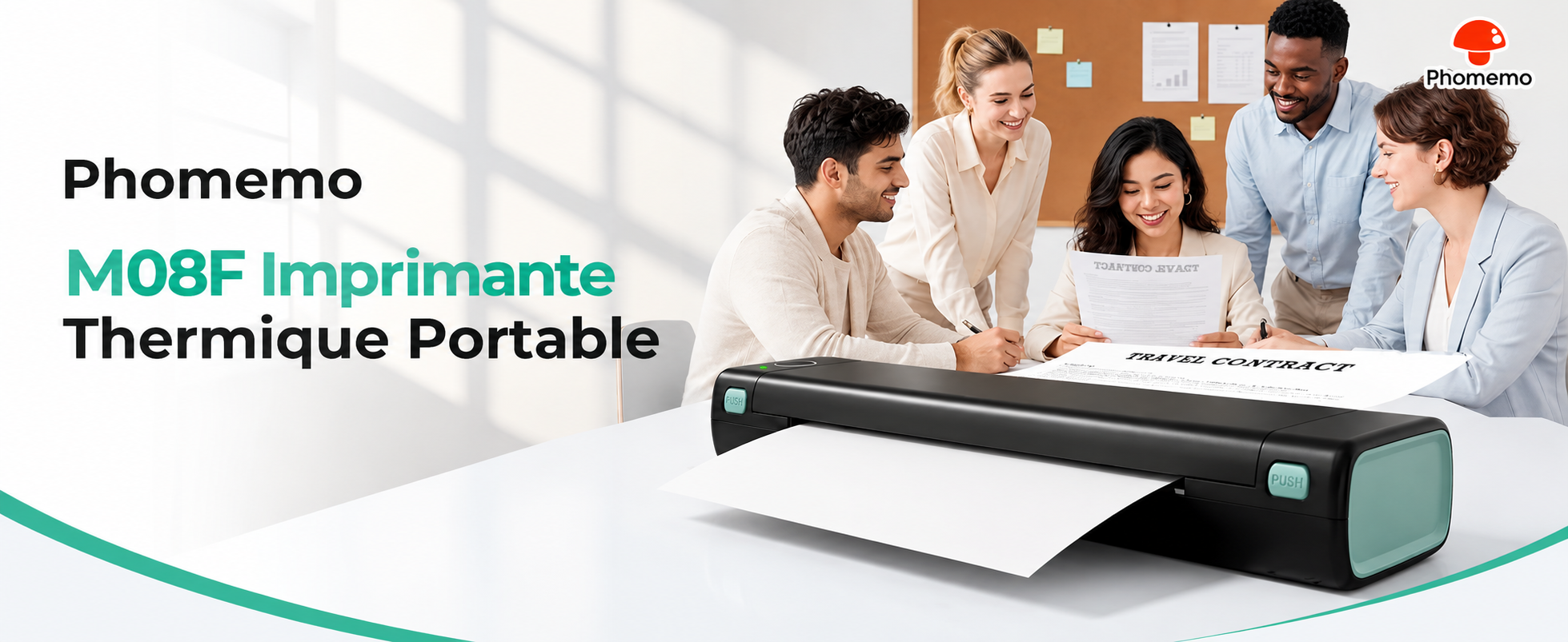 Imprimante portable A4 Phomemo M08F professionnelle