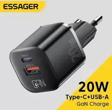 Chargeur Rapide Essager 20W USB-C PD – Adaptateur Secteur pour iPhone & iPad